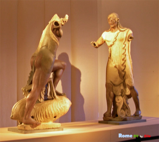 Apollo and Heracles Statues Villa Giulia