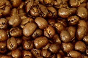 Peaberry coffee beans