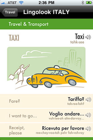 Lingolook Italy iPhone app