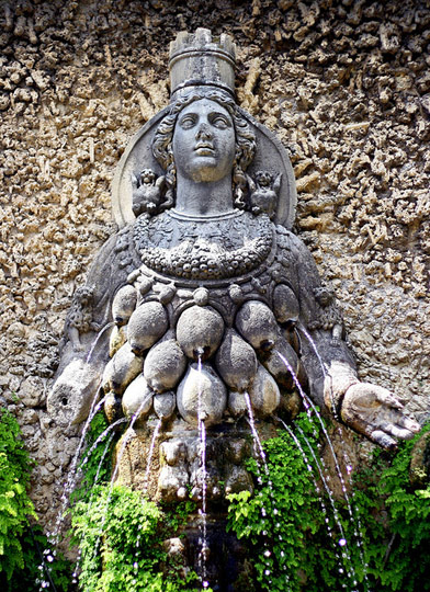 Artemis fountain Villa d'Este Tivoli