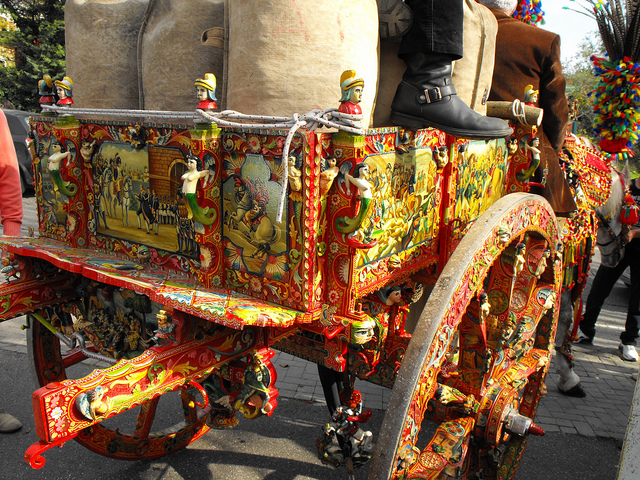 Il carretto siciliano, simbolo del folklore contadino