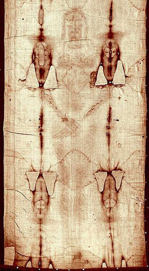Shroud of Turin - front image.