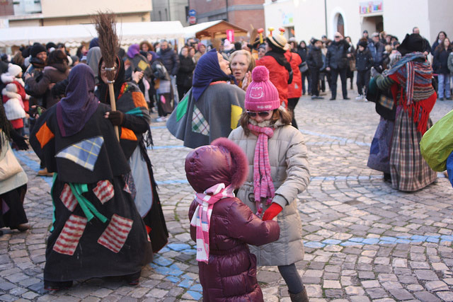 La Befana, pictured in Le Marche, Italy