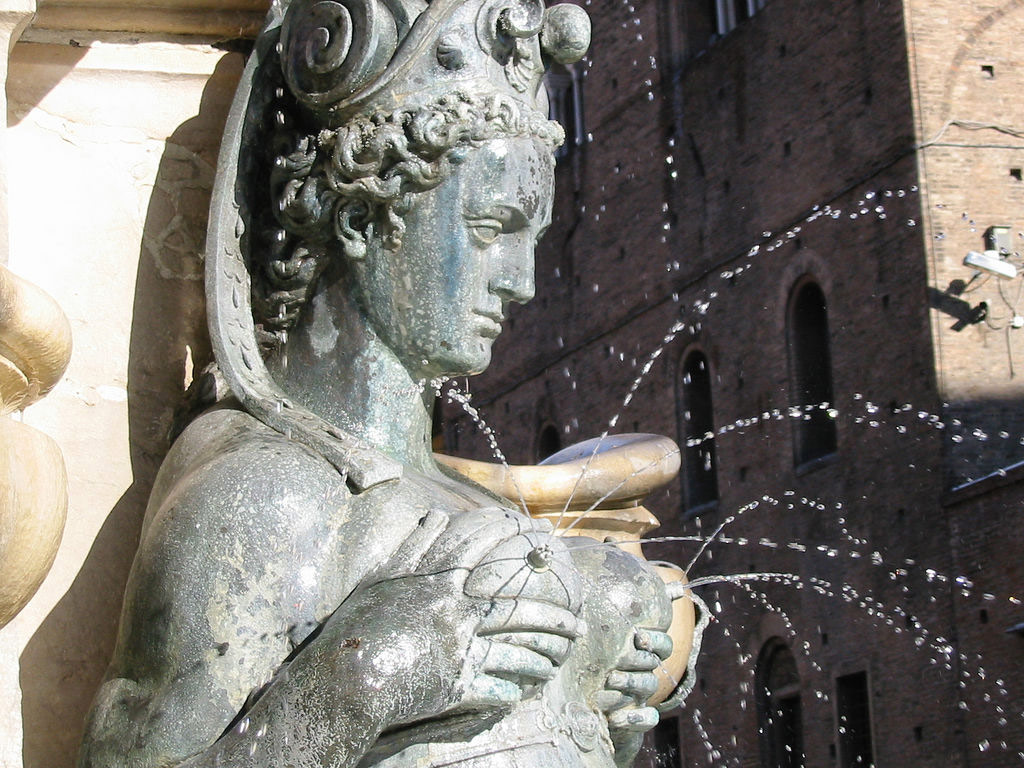 Lactating fountains of Italy (breast fountains)